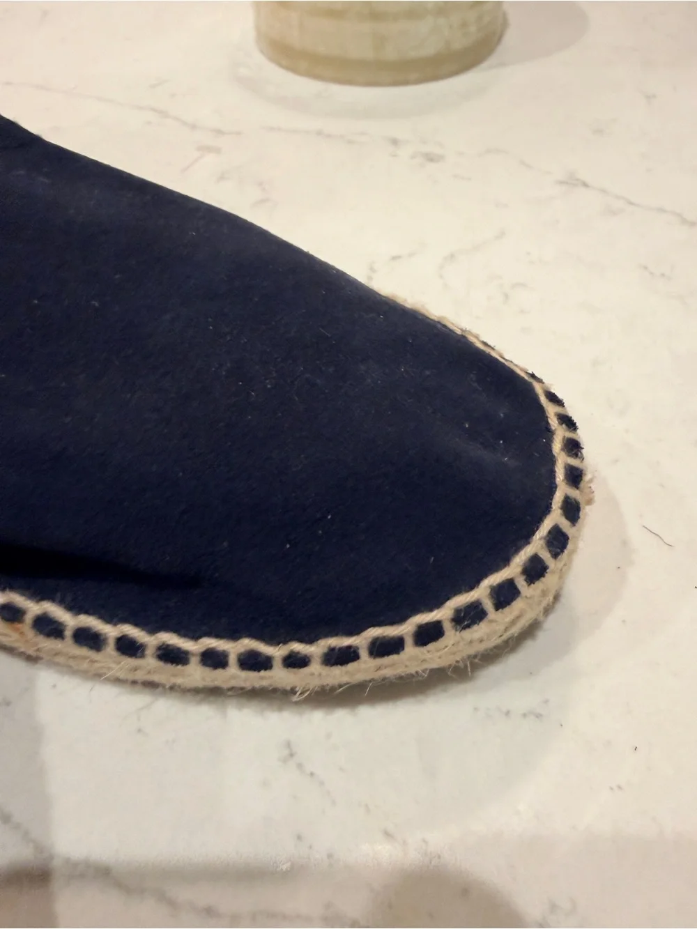 Manebí Navy Blue Suede Double Sole Espadrilles Slip-On Shoes EU 40